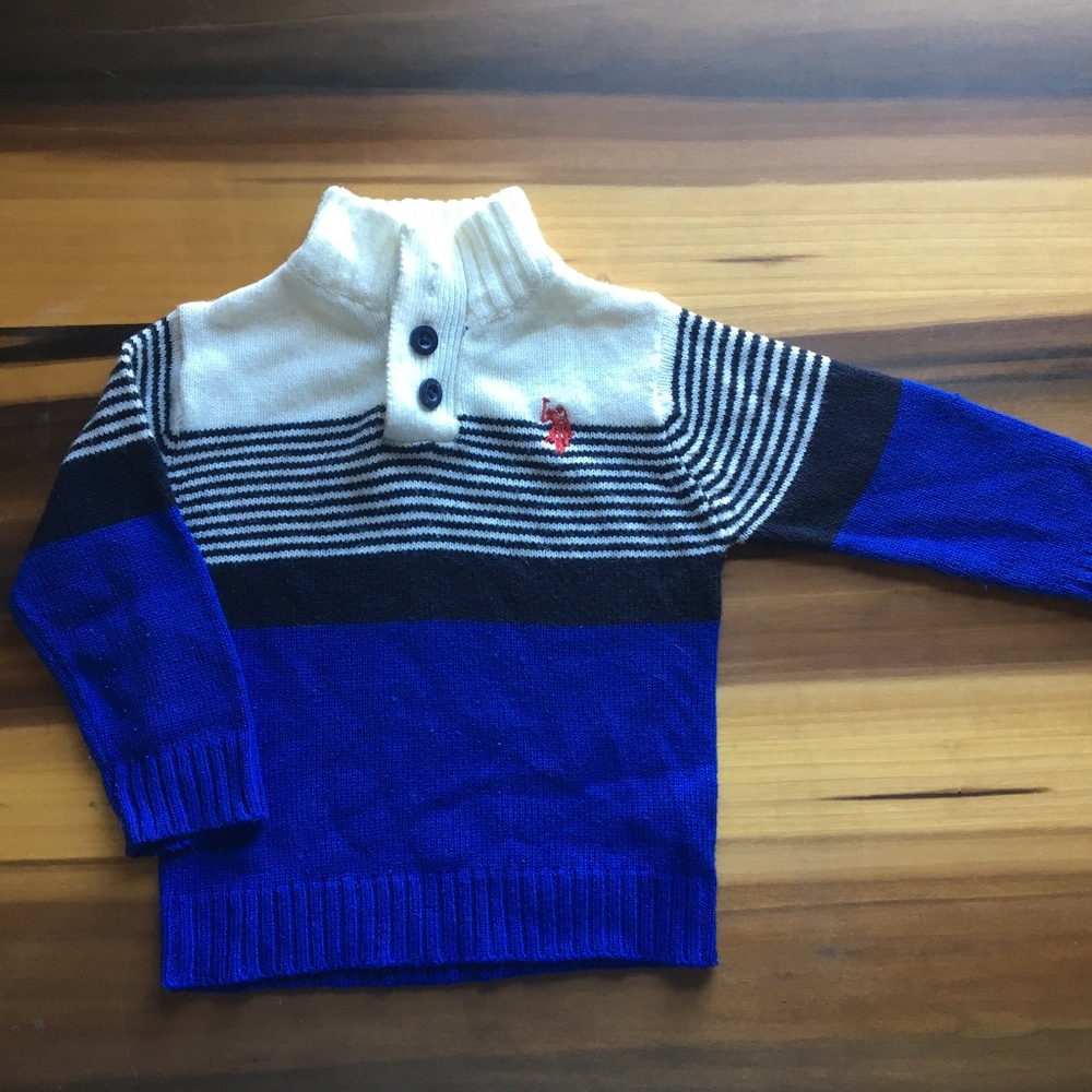 U.S. Polo Association Toddler Boy's Sweater, 3T